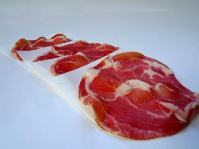 White Meatsaver paper with pancetta