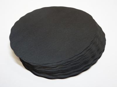 Meatsaver paper black in a rond shape